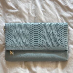 New Gigi New York Blue Clutch Bag
